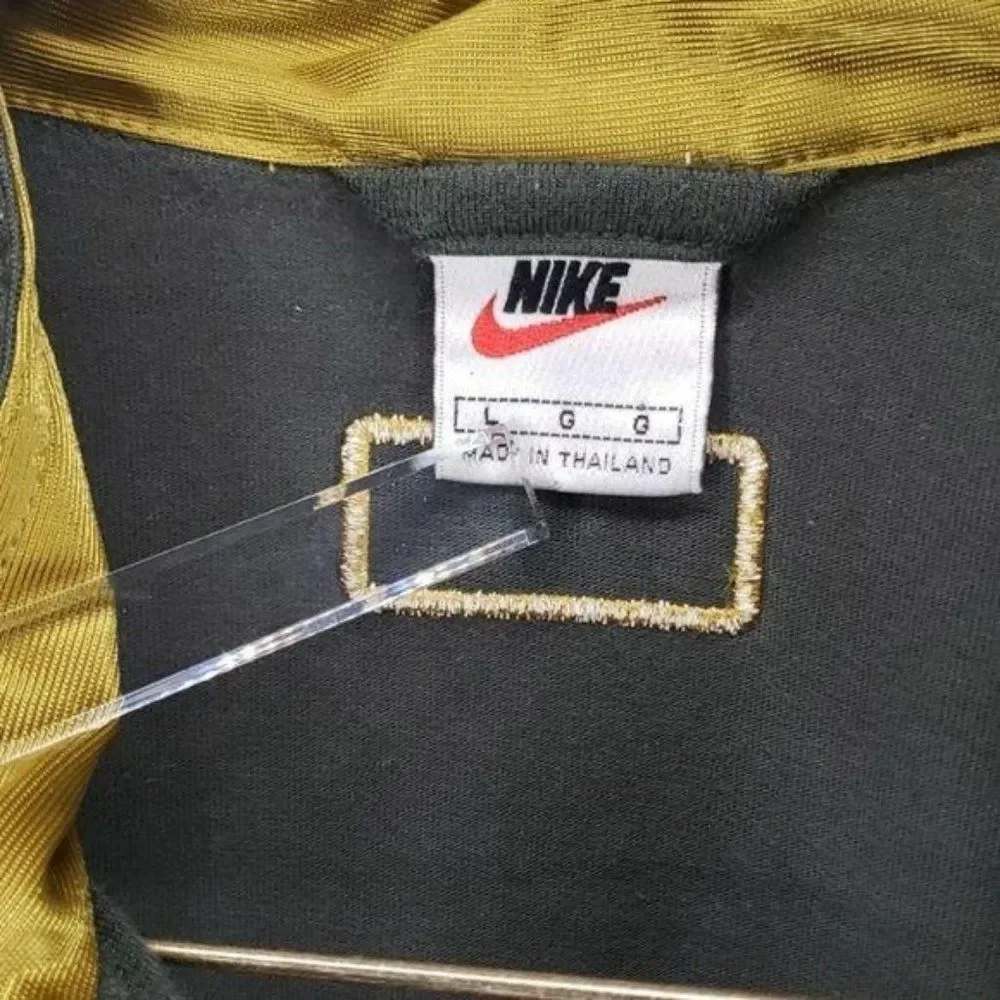 Nike Air Basketball Army Green Zippered Mens Size‎ Large Pullover